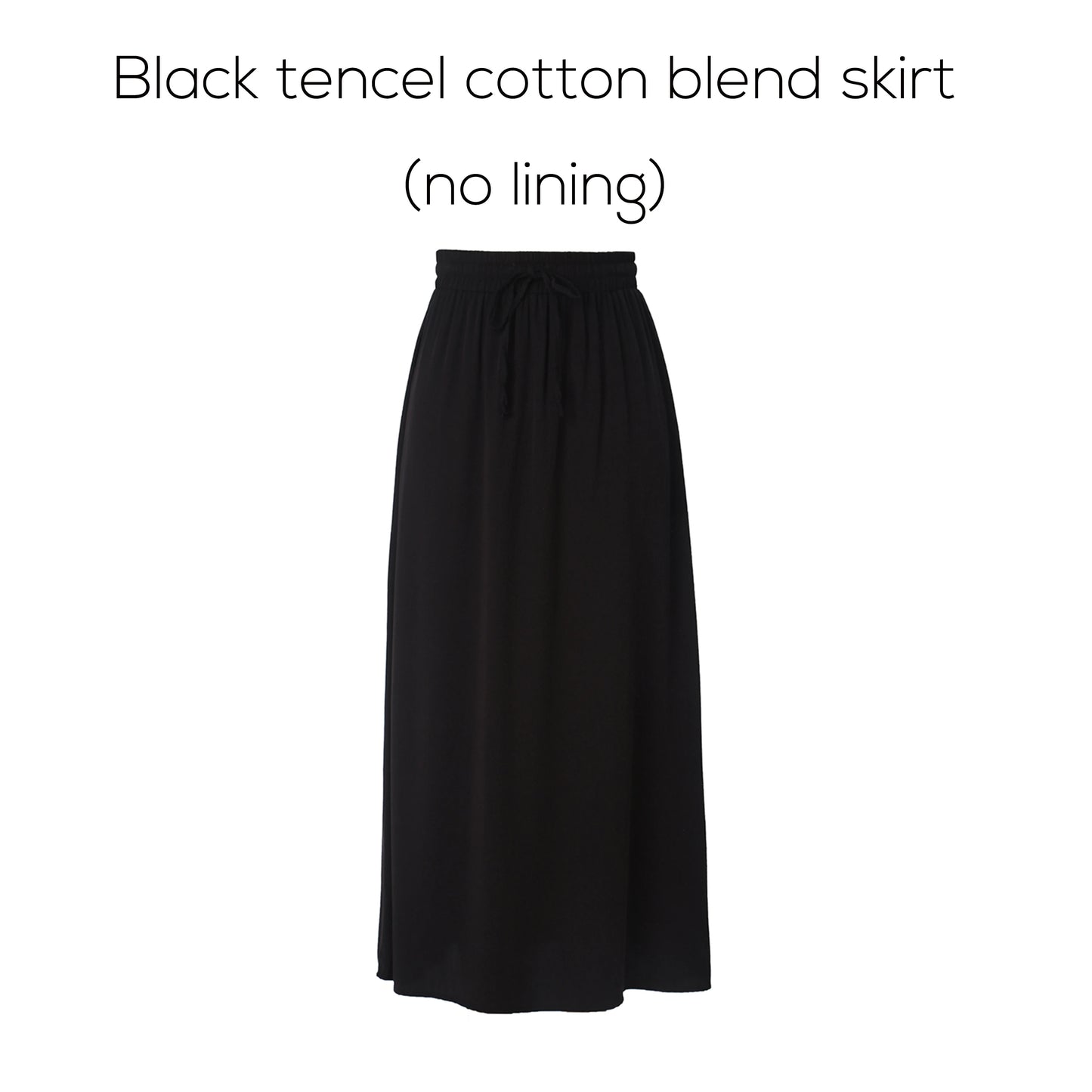 AP 2025 Spring/Summer Women Turn-Down Collar Tee & Cotton Blend Skirt Set