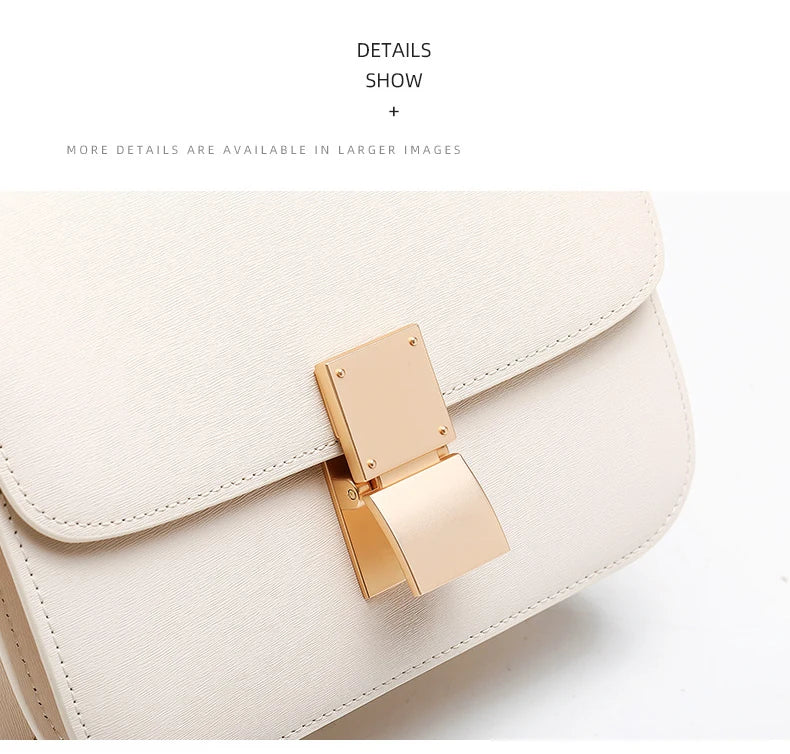 Women Shoulder Bag Female Split Leather Ins Vintage Messenger Lady Small Square Palm Texture Printing Box Flap Underarm Bag 2022