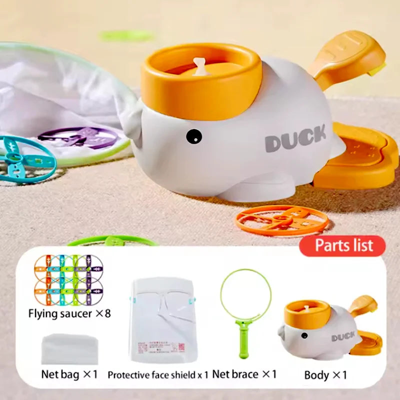 Flying Disc Shooters Duck Saucer Outdoor Yard Shooting and Catching Sport Training Educational Garden Game Kids Flying Disc Toy