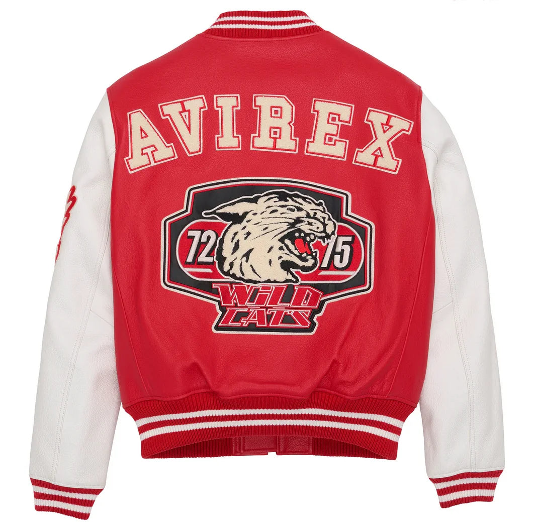 Men's Real Leather Jacket with Embroidery thicken first layer cowhide leather Leather Winter Classic Warm Baseball outfits Coat