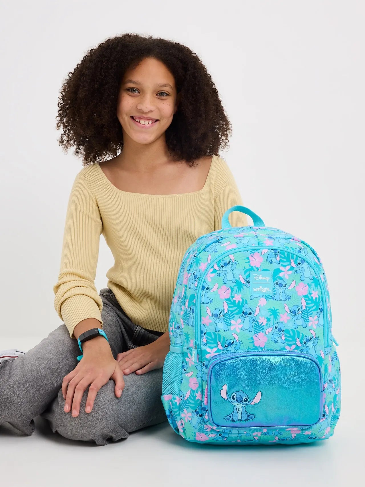 Genuine Australia Smiggle Backpack Disney Cartoon Series Stitch School Bag Anime Backpack Student Gift Separate Purchases