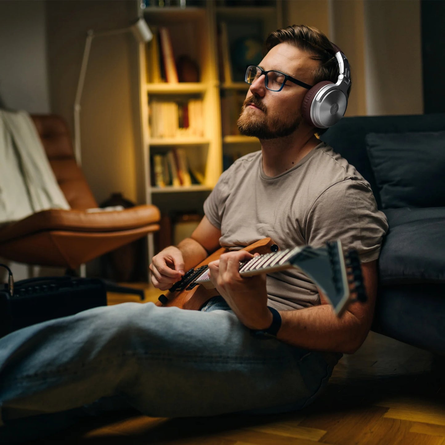 Oneodio Upgrade Pro C Wireless Bluetooth 5.2 Headphones Over Ear Type C Sport Bluetooth Headset With Mic Hi-Res Audio 110Hrs