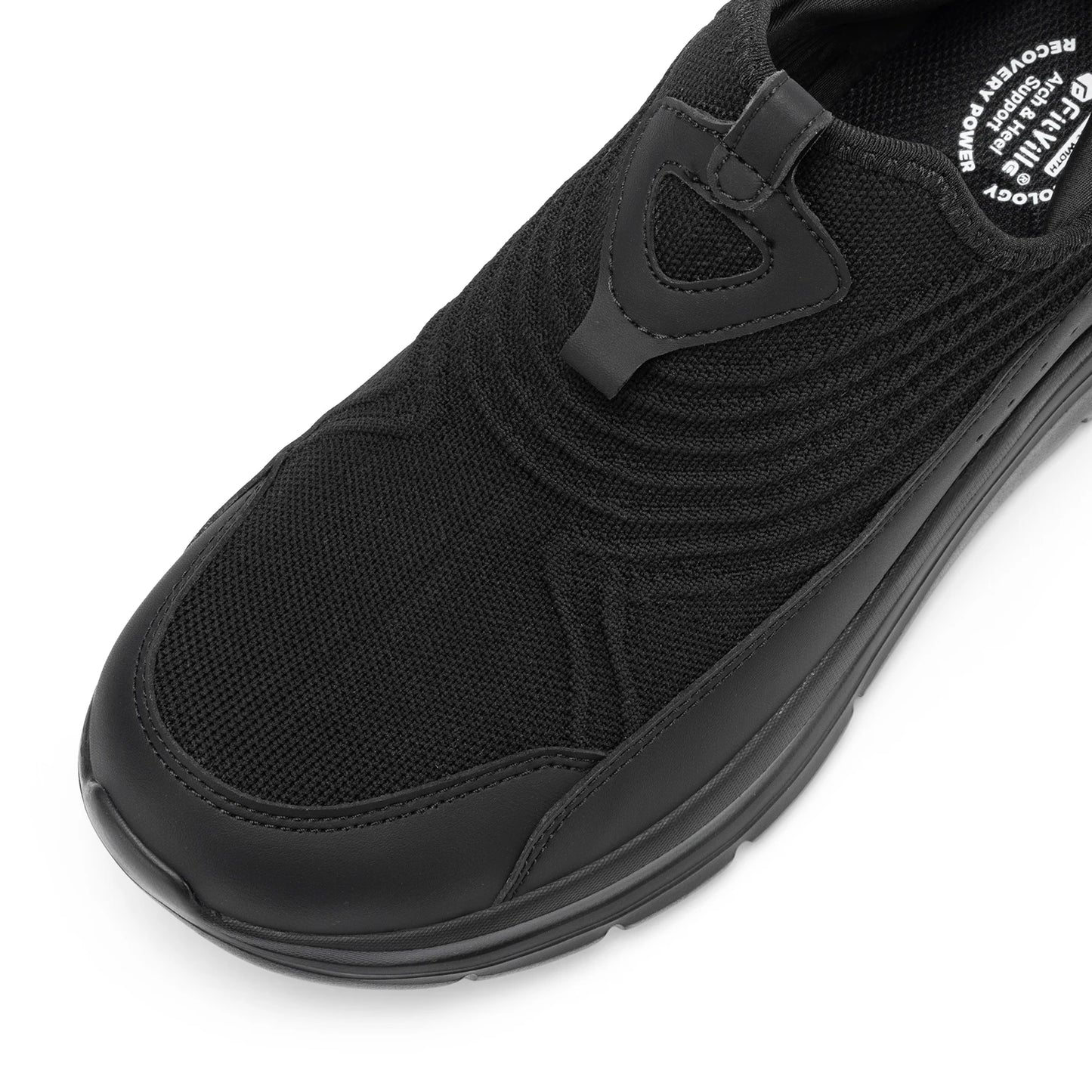 Fitville Wide Men's Slip-On Walking Shoes Lightweight Breathable Outdoor Casual Sports Running Shoes Sneakers For Swollen Feet