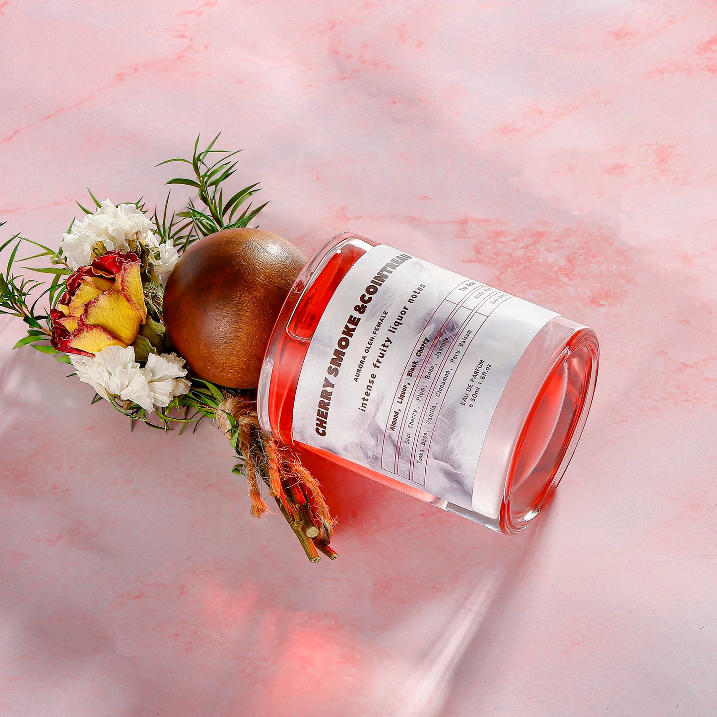 Cherry Liqueur Perfume for Women - Boozy Floral w/ Vanilla Cinnamon Long Lasting EDP Luxury Womens Fragrance Night