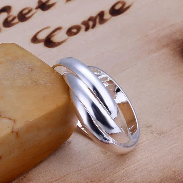 For Women Lady Wedding Beautiful Charm Fashion Women 925 Sterling Silver Rings Jewelry Cute Lover Gift