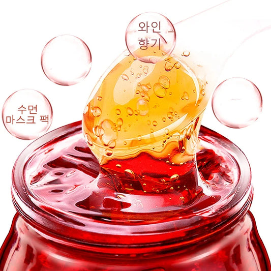 Fonce Red Wine Sleep Night Mask Wine Clear Night No-Clean Pack 100g