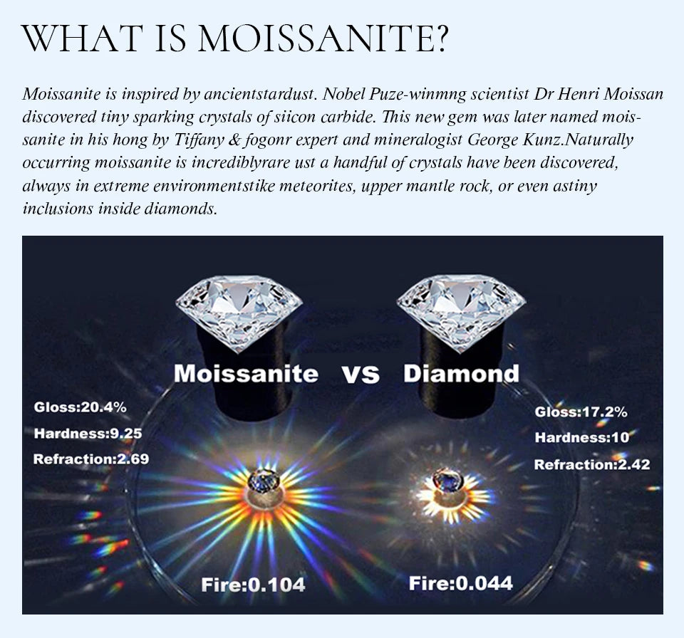 GRA Shiny Real 1CT D Color Moissanite Diamond Wedding Rings For Women Original 925 Sterling Silver Luxury Quality Fine Jewelry