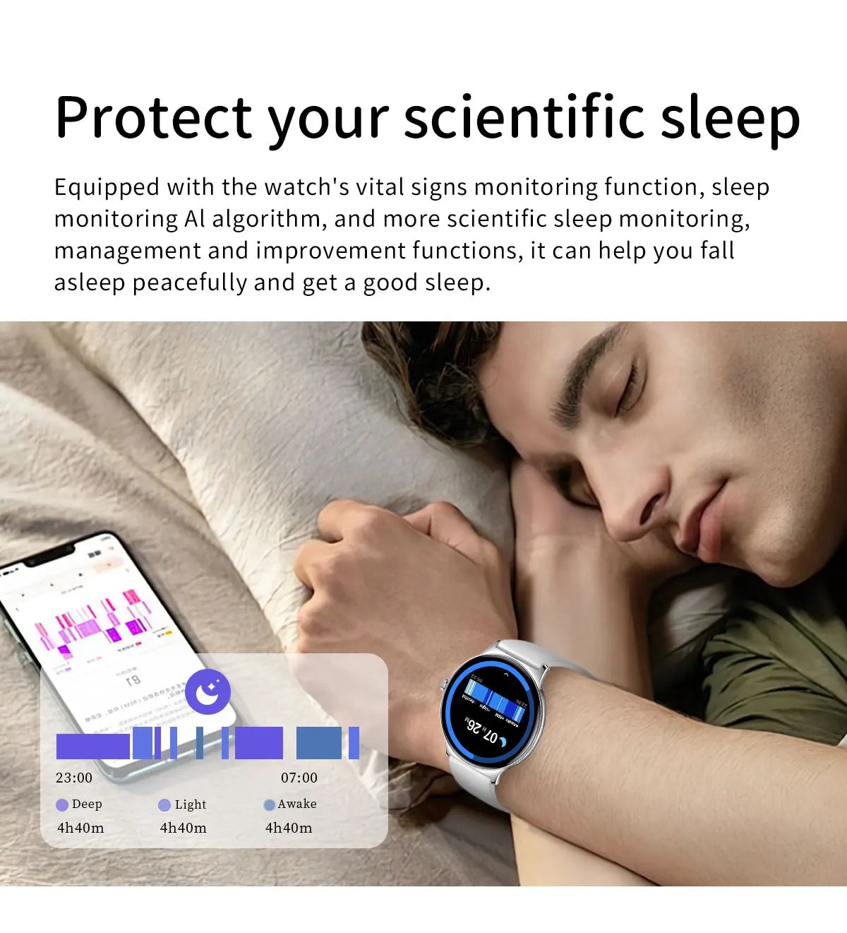 LIGE New 1.43" Bluetooth Call Smartwatch Women Men 466*466   AMOLED Full touch Screen Women Smartwatches Ladies ﻿For Android ios