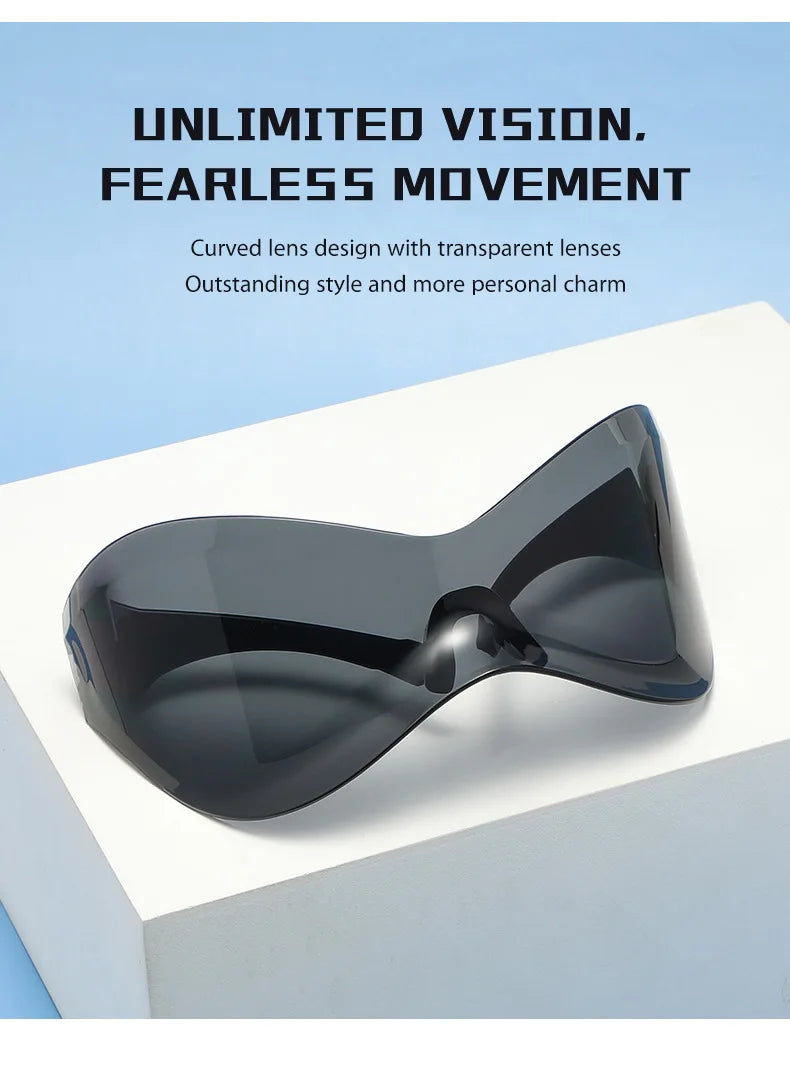 Fashion Hot Sunglasses Bike Cycling Glasses Sports for Men Road Bicycle UV400 Goggles Travel Glasses Outdoor Trendy Cool Glasses