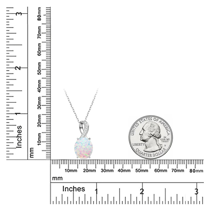 Lnngy Certified 925 Sterling Silver Chain Necklace Irregular Colorful Gemstone Pendant Necklaces for Women Collar Mujer