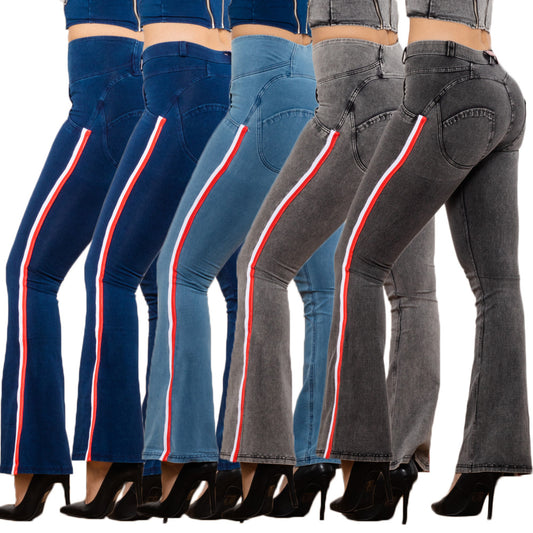 Melody Push-Up Skinny Jeans – Sculpting Flare Fit Denim for Women