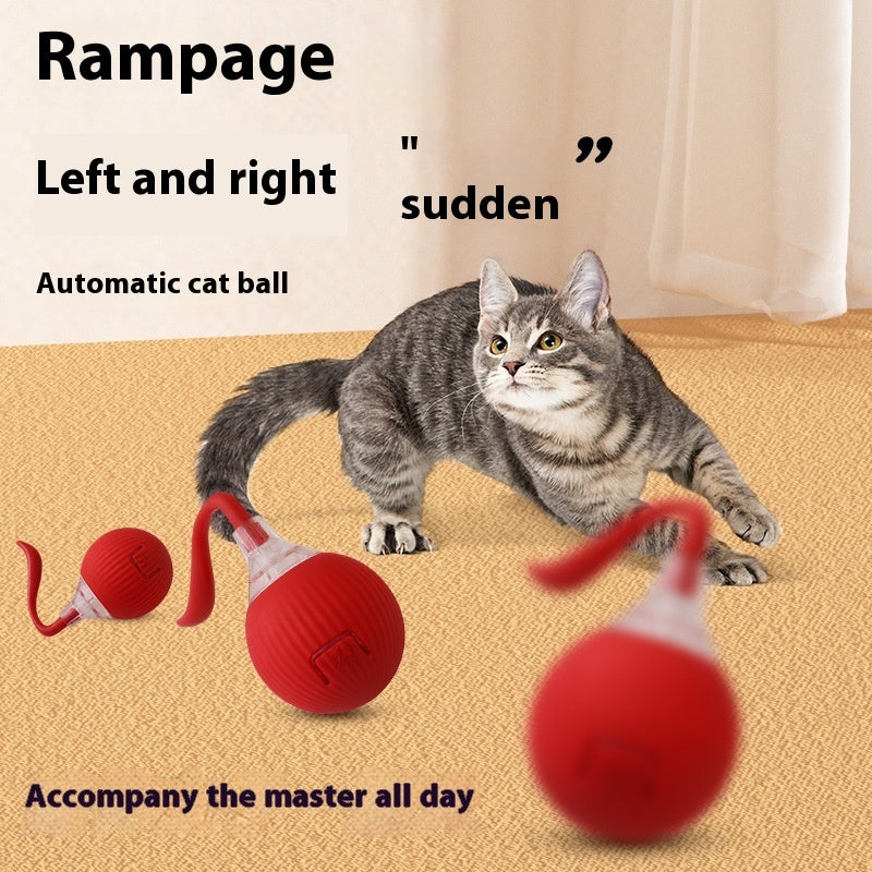 Interactive Cat Toy Ball – Super Drive Rolling Ball