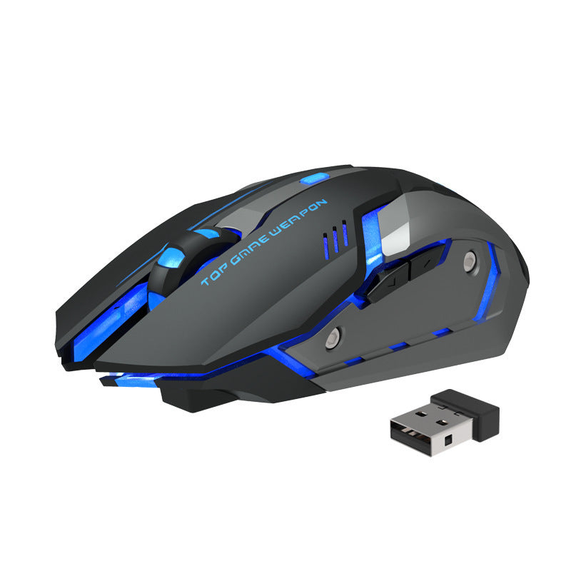 Wireless Silent Gaming Mouse – Ergonomic T1 Model