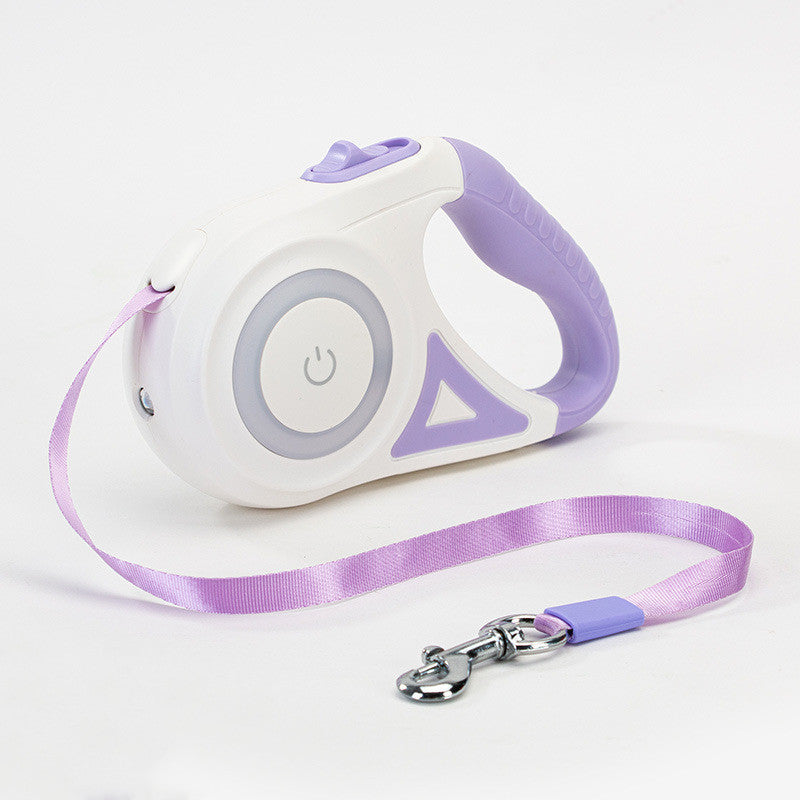 Dog Leash Retractable Leash and Dog Collar – Automatic Pet Traction Rope for Small & Medium Dogs