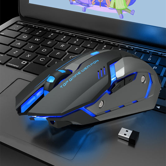 Wireless Silent Gaming Mouse – Ergonomic T1 Model