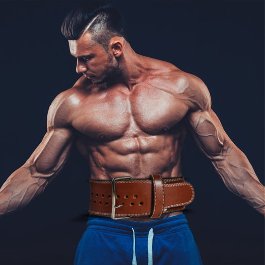 PU Leather Weightlifting Belt – Core Support for Power Training
